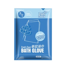 LaoTang Peeling-Badetuch Grob Hellgrau